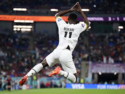 בוקארי נתן תקווה וחגג כמו רונאלדו (GETTY)