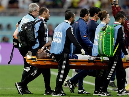 ולנסיה נפצע לפני הסיום (GETTY)