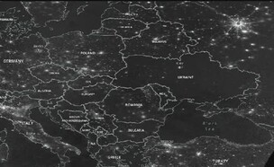 תמונות לווין של נאס"א: משבר האנרגיה באוקראינה (צילום: NASA‏, רויטרס)
