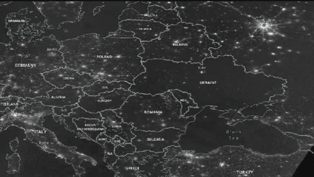 תמונות לווין של נאס"א: משבר האנרגיה באוקראינה תמונות לווין של נאס"א: משבר האנרגיה באוקראינה