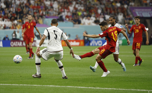 מונדיאל 2022: נבחרת ספרד נגד גרמניה (צילום: reuters)