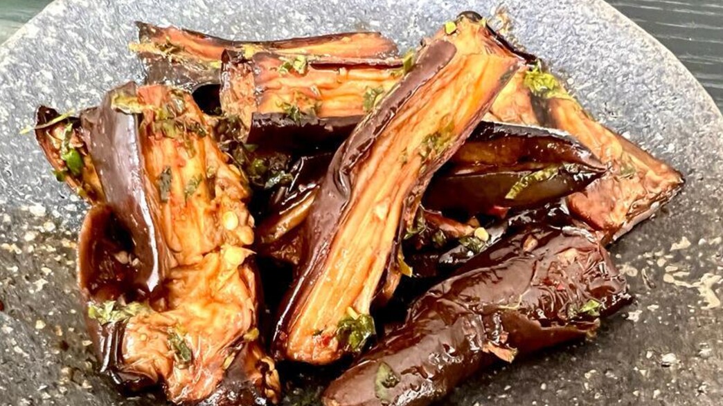 סלט חצילים מרוקאי