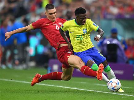 סרביה נתנה הכל מול אחת המועמדות לזכייה (GETTY)