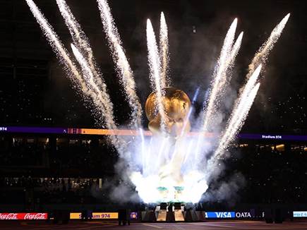 האווירה באיצטדיון 974 הייתה נהדרת (Getty)