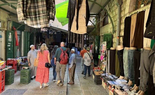 השוק בעיר העתיקה נצרת (צילום: דניאל ארזי, יח