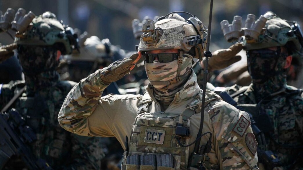 דרמה בצבא הזר (צילום: JEON HEON-KYUN/POOL/AFP/GettyImages)