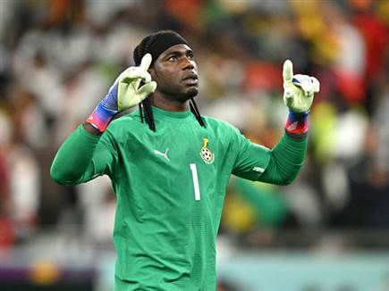 זיגי. משחק נהדר של השוער הגנאי (Getty)