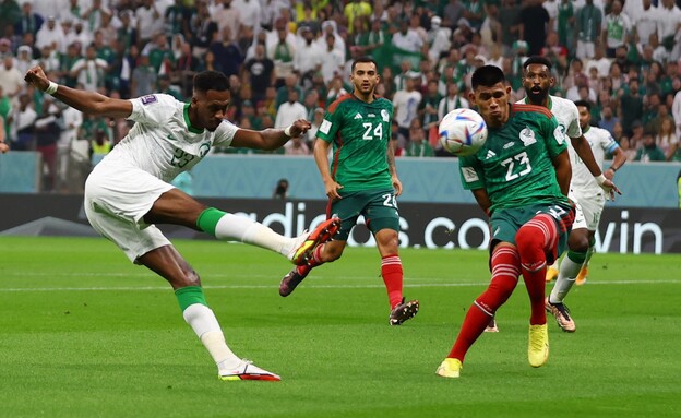 מונדיאל 2022: נבחרת סעודיה נגד מקסיקו (צילום: רויטרס)