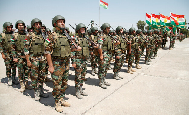 לוחמים כורדים בעיראק (צילום: רויטרס)