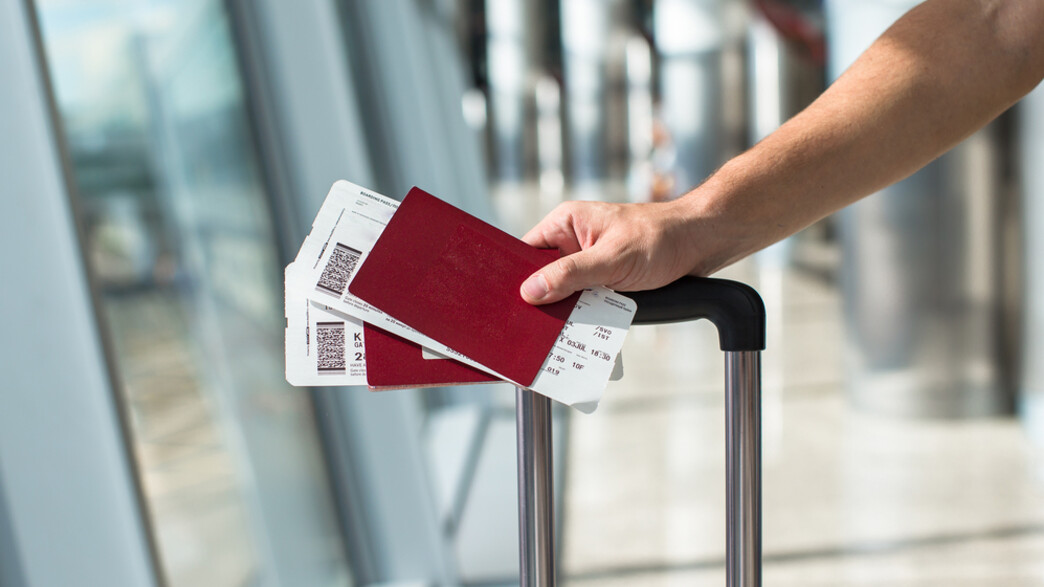דרכון וכרטיס טיסה (צילום: TravnikovStudio, Sutterstock)