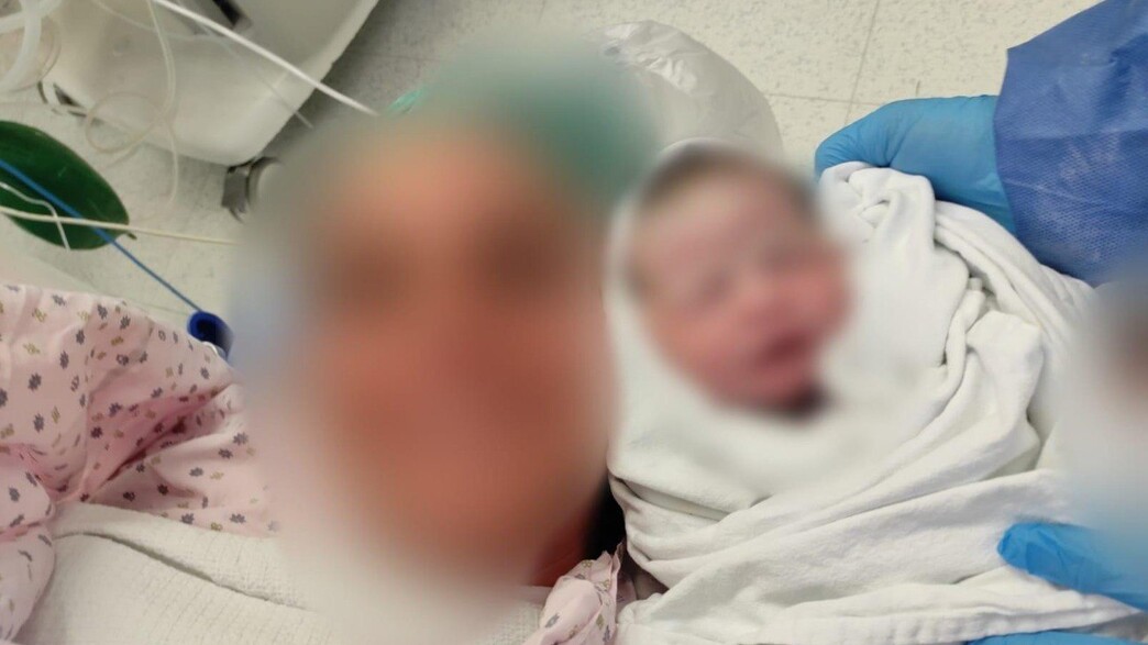 התינוקת והאם 