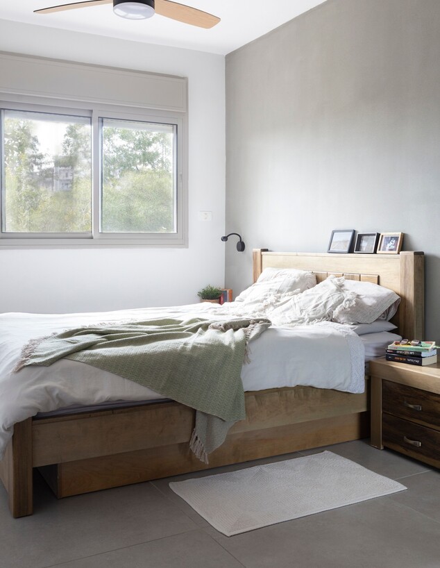 חדר שינה זול עיצוב דנה מורן  (צילום: נויה שילוני חביב)