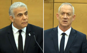 יאיר לפיד, בני גנץ