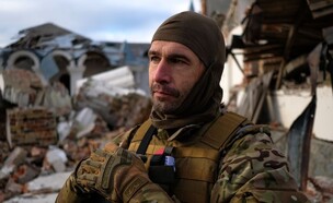 "קיסר", הלוחם הרוסי בצבא אוקראינה (צילום: CNN)