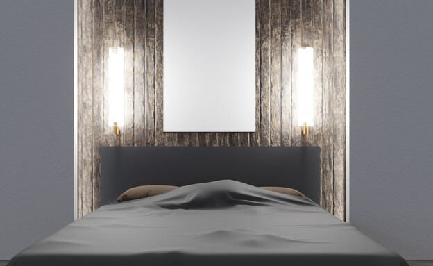 חדר שינה זול למראה תאורה לקויה (צילום: shutterstock)