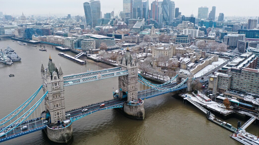 שלג בלונדון 2022 שלג בלונדון 2022