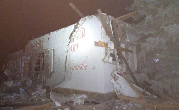 המלון של אנשי קבוצת וגנר שהופצץ בלוגנסק, אוקראינה