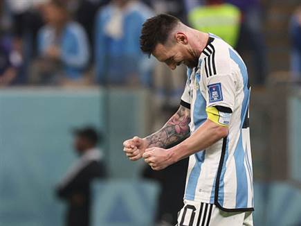 "הלב של נבחרת ארגנטינה". מסי בגמר המונדיאל (Getty) (צילום: ספורט 5)
