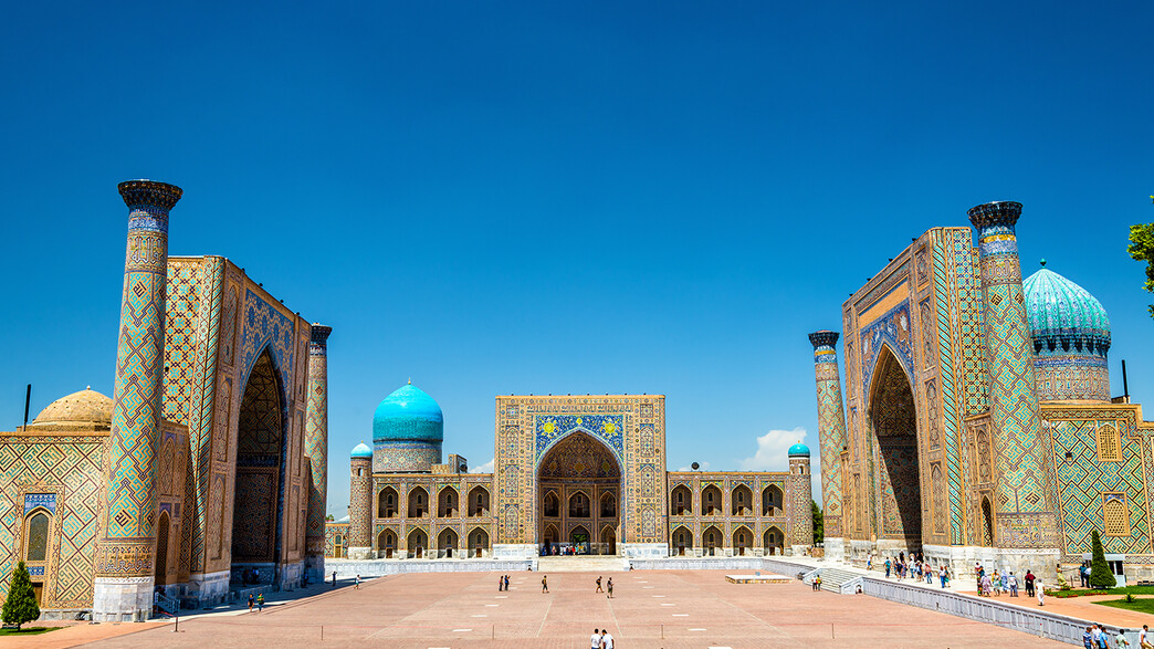 כיכר רג'יסטן סמרקנד אוזבקיסטן