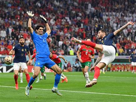 אבל תוך חמש דקות צרפת כבר הובילה (getty)