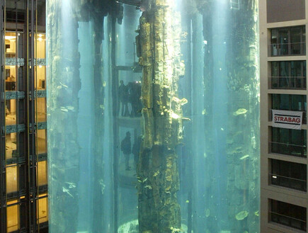 בהלה בברלין: האקווריום הגדול מסוגו בעולם התפוצץ, שניים נפצעו