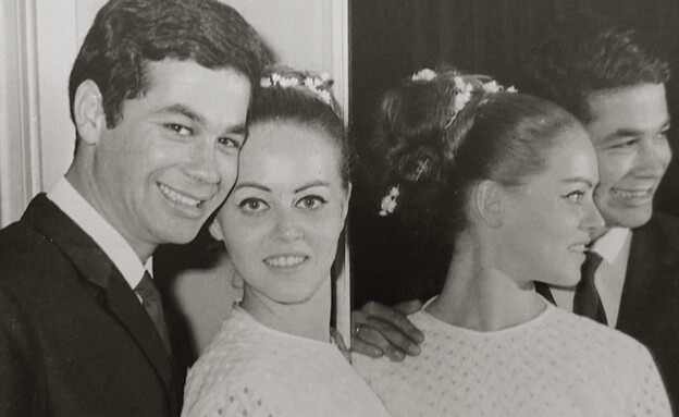 יהודה ברקן ואשתו לשעבר (צילום: "יהודה ברקן אנחנו לא נפרד לעולם" באדיבות HOT 8 וYES תרבות ישראלית)