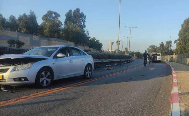 תאונת דרכים, קטלנית, חיפה (צילום: דוברות המשטרה)