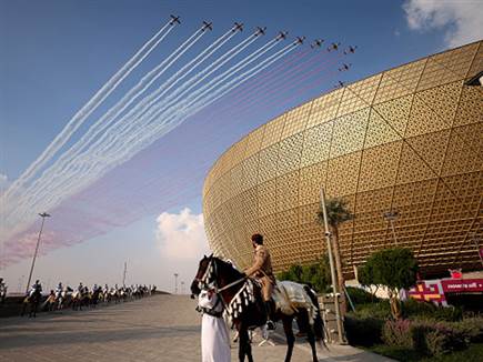 לוסייל, קטאר, היתה מוכנה לרגע הגדול (getty)