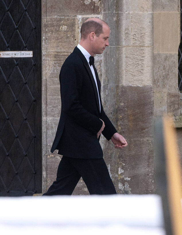 הנסיך וויליאם בחתונה של האקסית שלו, רוז פרקהאר (צילום: Andrew Lloyd / SplashNews)