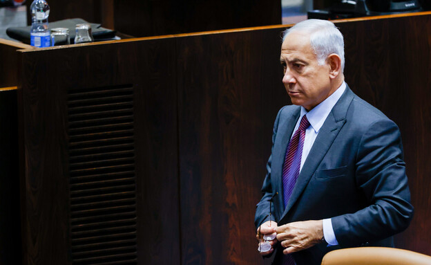Knesset Plenumunda Benjamin Netanyahu (Fotoğraf: Olivia Fitosi, Flash 90)