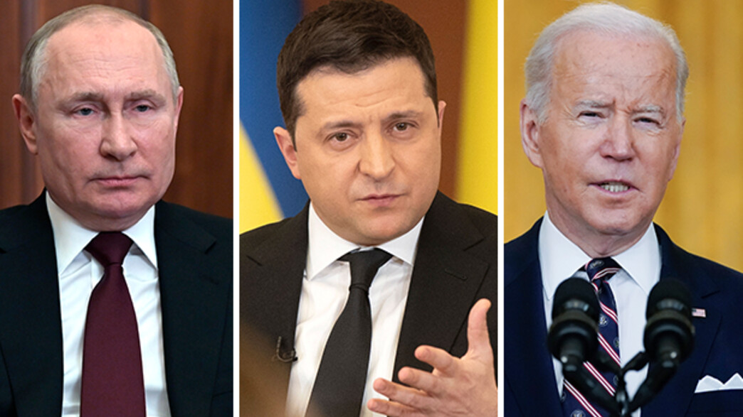 פוטין, זלנסקי, ביידן
