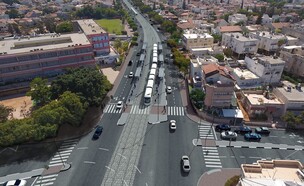הדמיה של מדרחוב סוקולוב (צילום: מתוך אתר נת"ע)