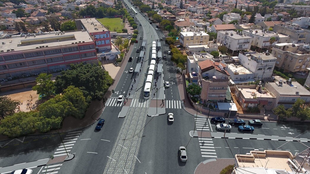 הדמיה של מדרחוב סוקולוב