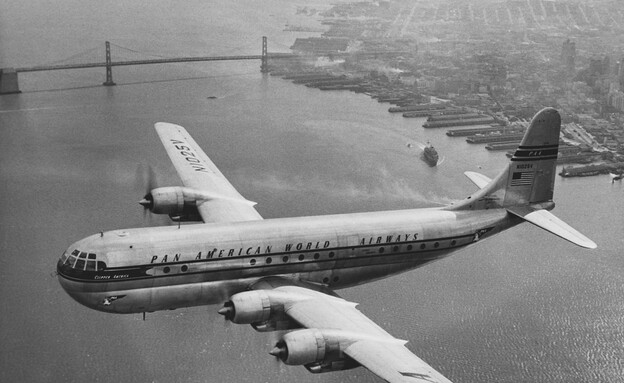 מטוס מעל סן פרנסיסקו בשנות ה-20 פאן אם איירוויז (צילום: Pictorial Parade, getty images)