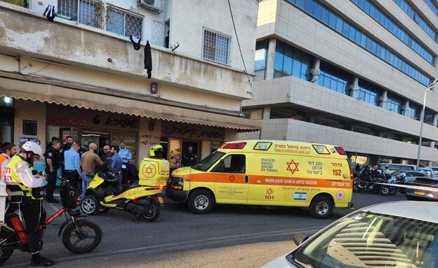 זירת הרצח בחיפה