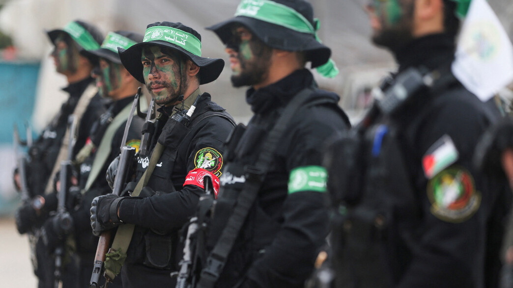 מצעד של חמאס ברצועת עזה מצעד של חמאס ברצועת עזה