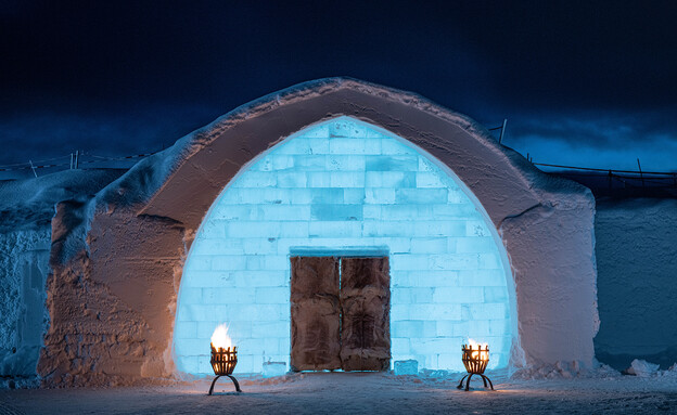 מלון הקרח 2022 (צילום: אסף קליגר)