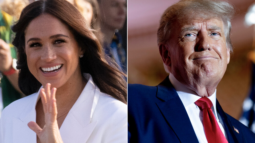 מייגן מרקל ודונלד טראמפ