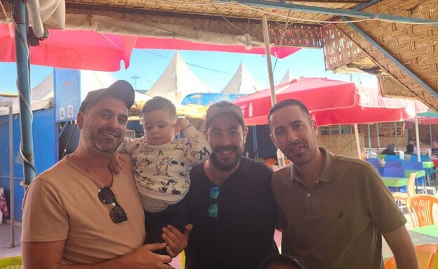 שלושת האחים מישראל הצילו את חייו של בן 3 במרוקו (צילום: באדיבות המשפחה)
