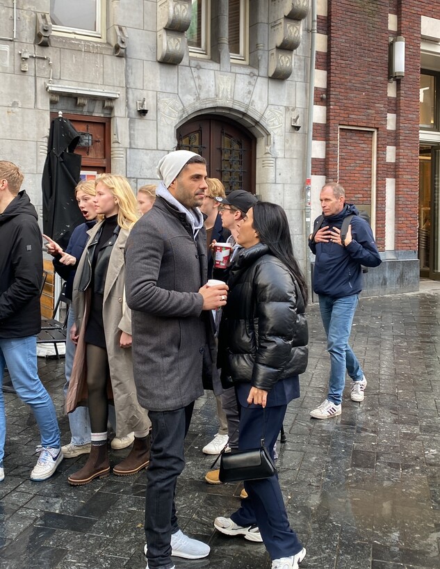 בר כהן ואליאב טעטי בחופשה באמסטרדם (צילום: אושר אוחיון)