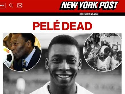 "ניו יורק פוסט": "פלה מת"