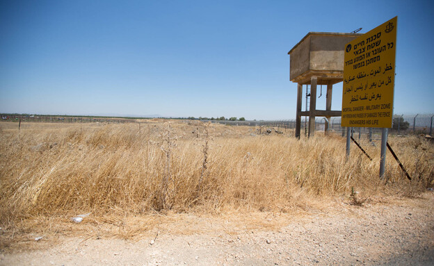 Une zone militaire près de la frontière israélo-syrienne (Photo : Maor Kinborski, Flash 90)