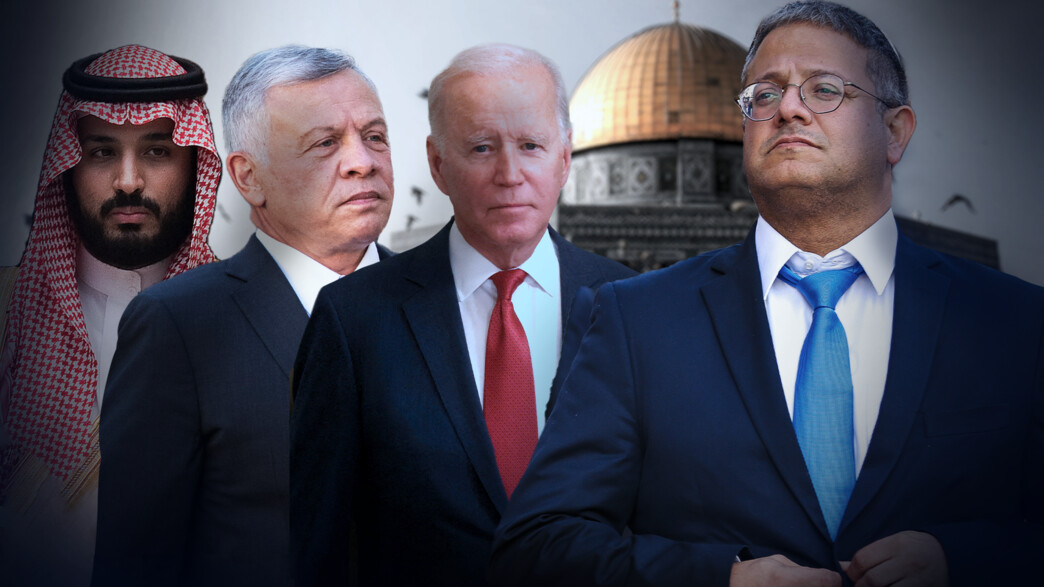 בעולם מגנים את עלייתו של בן גביר להר הבית