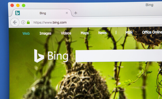 מיקרוסופט בינג Bing Microsoft אילוסטרציה (צילום: chrisdorney, shutterstock)