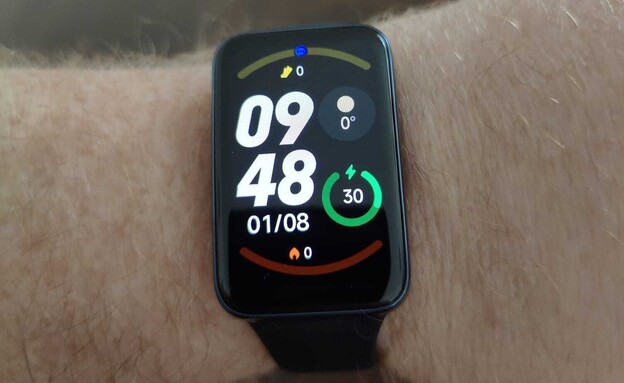 Xiaomi Smart Band 7 Pro שיאומי 7 פרו (צילום: יונתן אפולט)