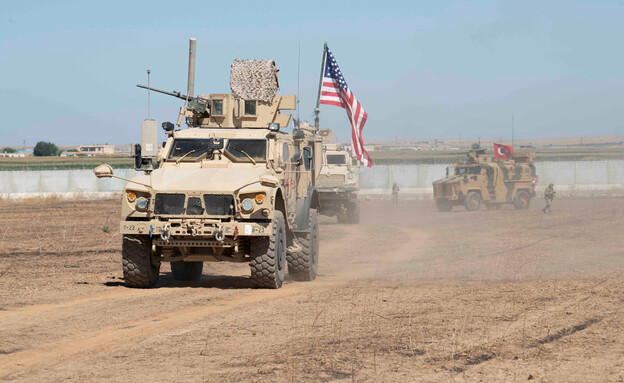כוחות אמריקניים וטורקיים בצפון-מזרח סוריה (צילום: רויטרס)