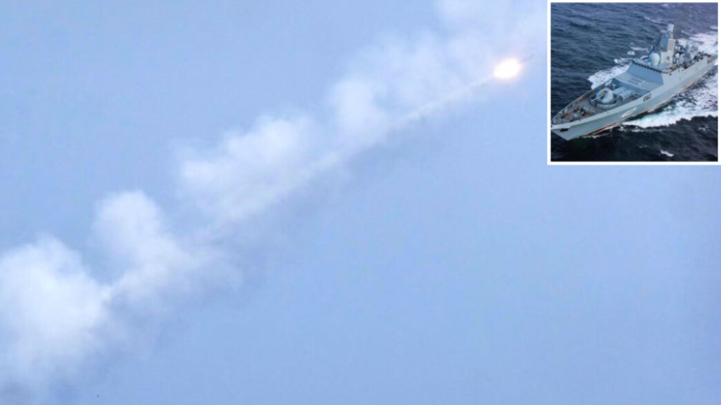 ספינת הטילים (צילום: MARIA ANTONOVA/AFP/GettyImages | mil.ru)