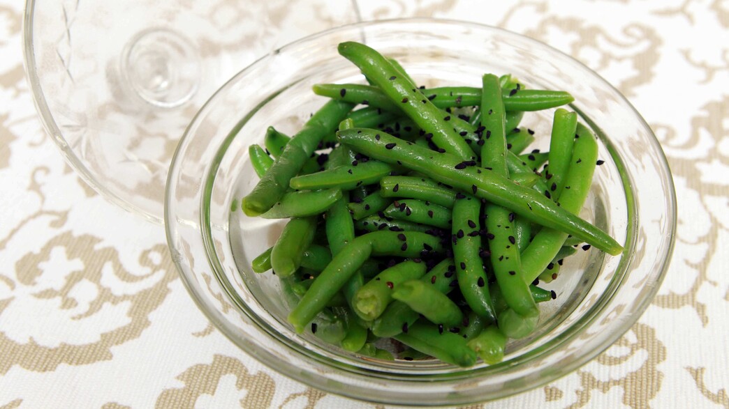 שעועית ירוקה בשומשום, טעימא שעועית ירוקה בשומשום, טעימא