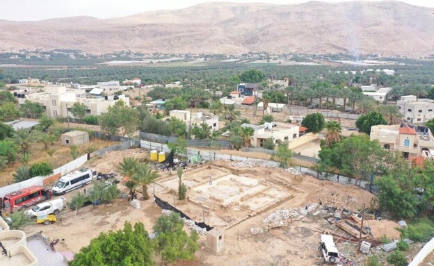 נחשפה כנסייה עתיקה באזור יריחו מהתקופה הביזנטית (צילום: דוברות מתפ