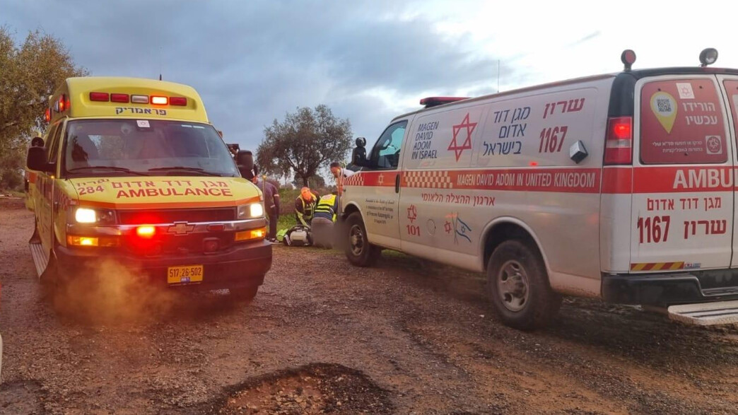 אמבולנס בזירת אירוע אמבולנס בזירת אירוע